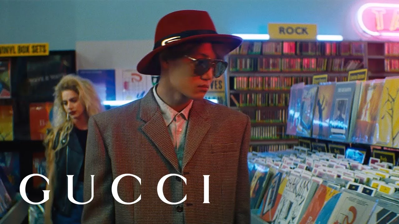 NiNi and KAI in the new Gucci Eyewear Spring Summer 2020 Campaign